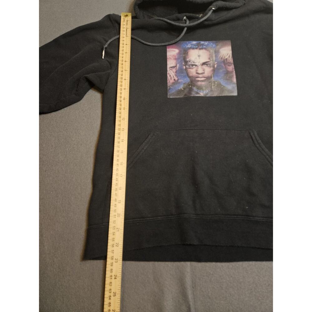 Xxxtentacion Hoodie Mens Small Black Pullover Sweatshirt Fruit Of The Loom - Picture 6 of 8